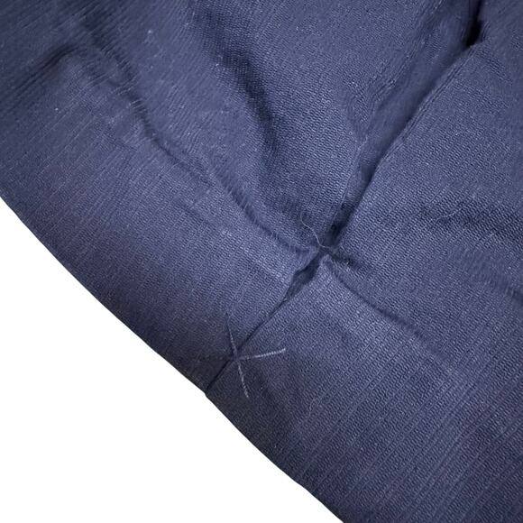 Janie & Jack Tailored Tulips Navy Blue Trench Coat 2T-3 Pleated - Picture 3 of 4